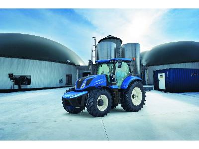 New Holland presentó en Agritechnica 2019 la primera unidad de producción del tractor T6 Methane Power en el mundo